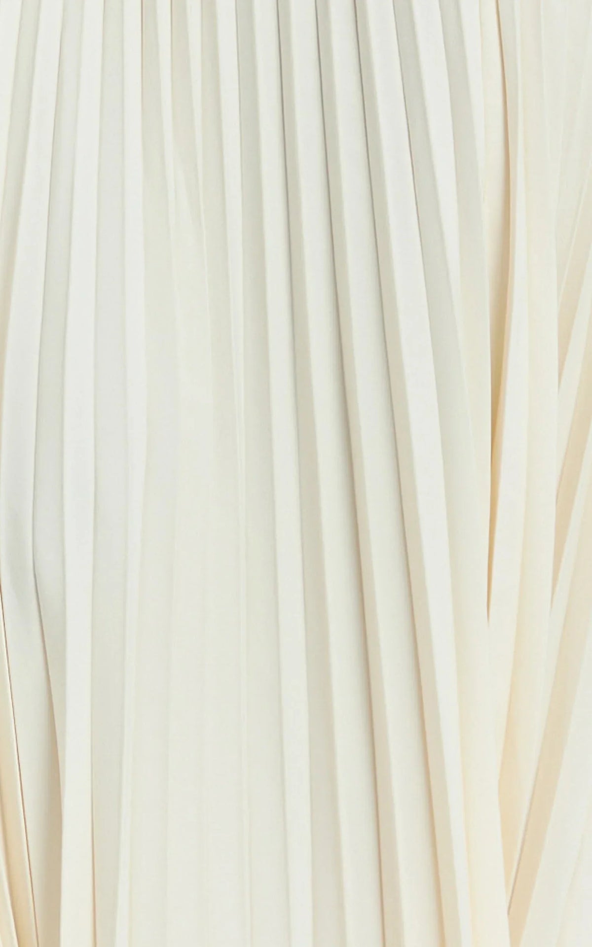Loretta Maxi Dress - Contrast Halter Neck Pleated Dress in Pastel Yellow