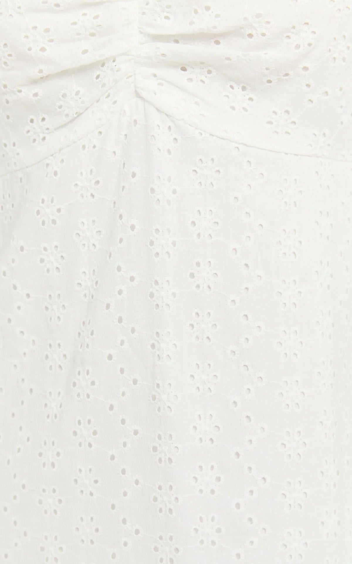 Erlinda Mini Dress - Tie Front Cut Out Detail Mini Dress in White