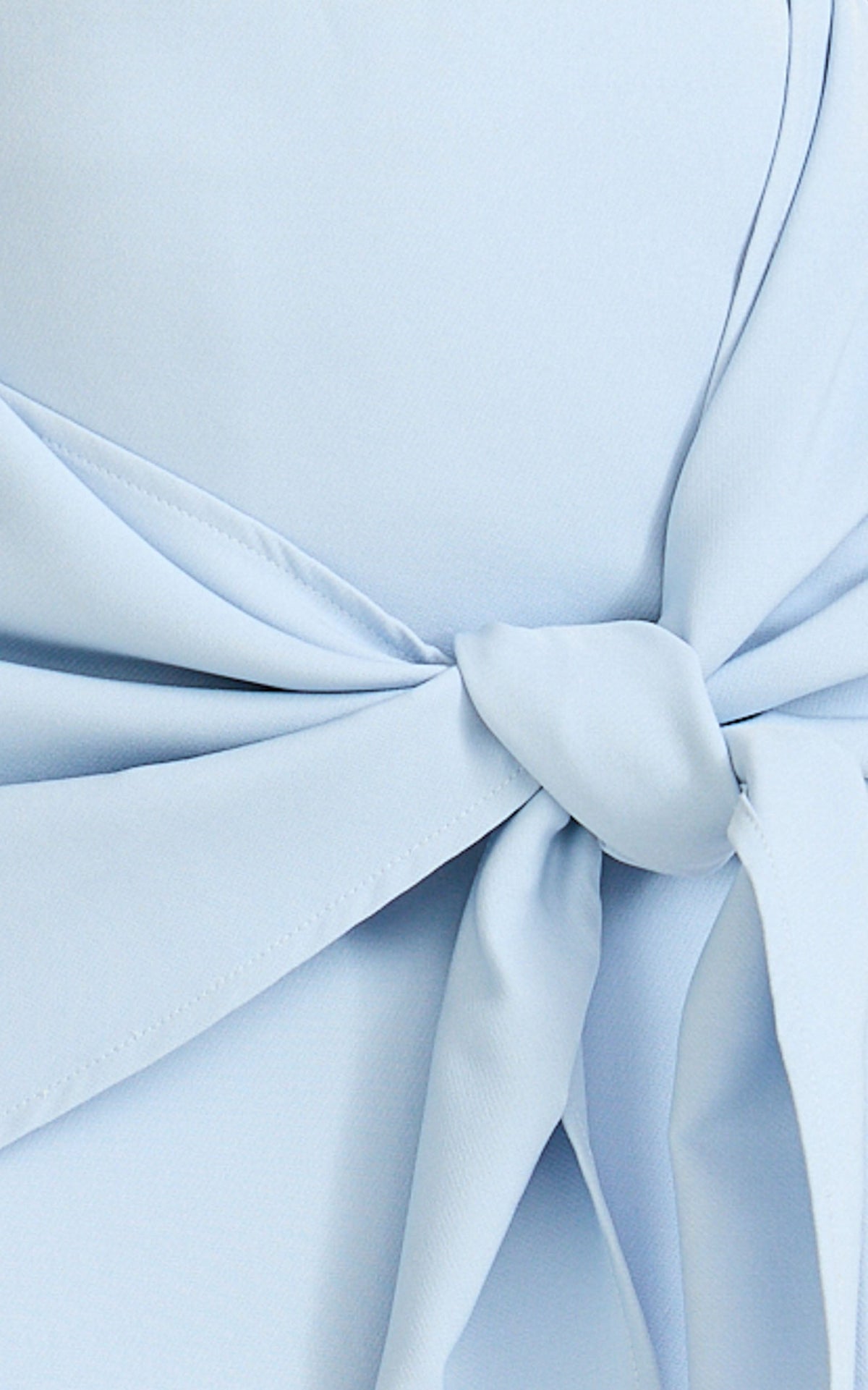 Gigi Mini Skort - Wrap Tie Front Skort in Light Blue
