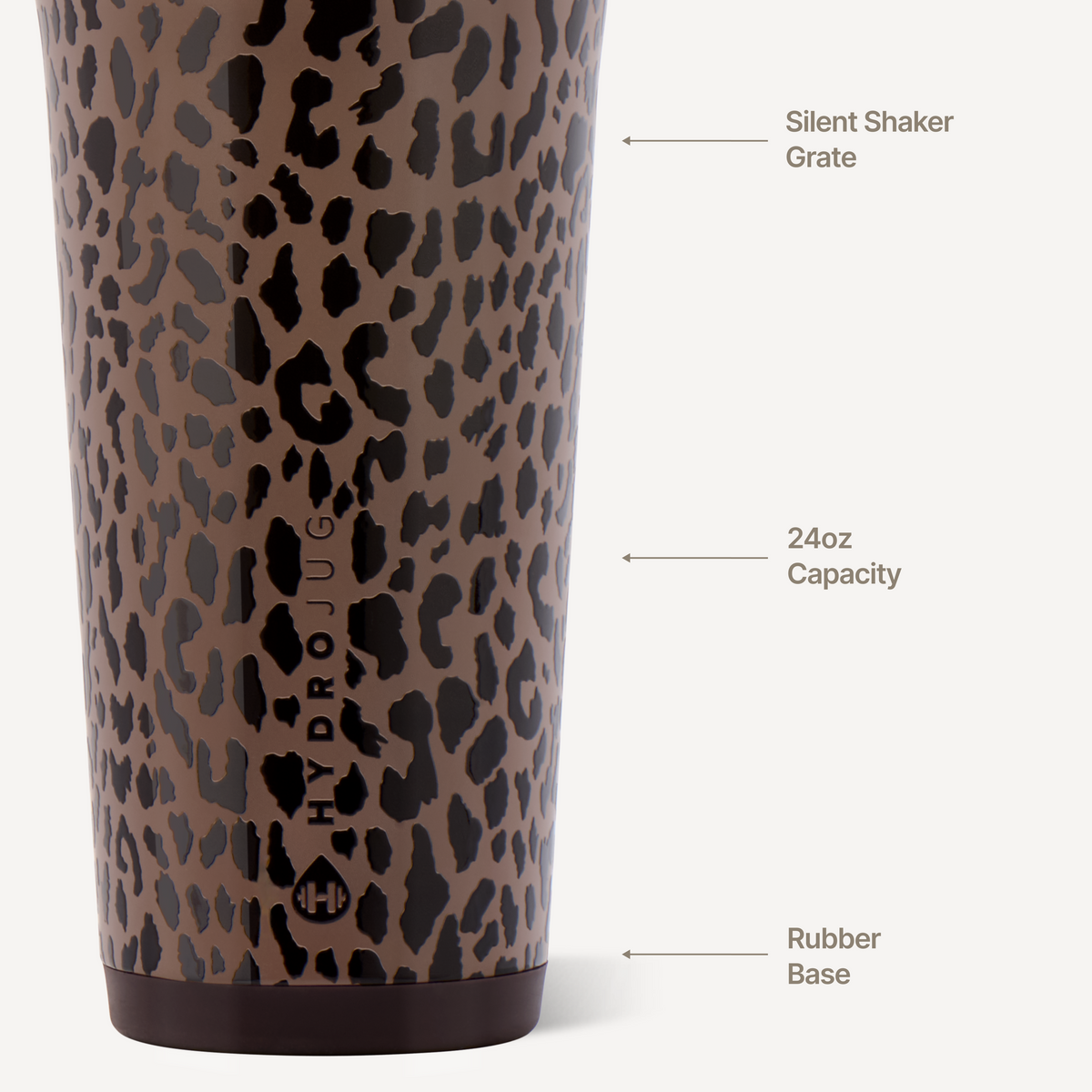 Insulated Shaker (24oz) - Brown Leopard - image 5