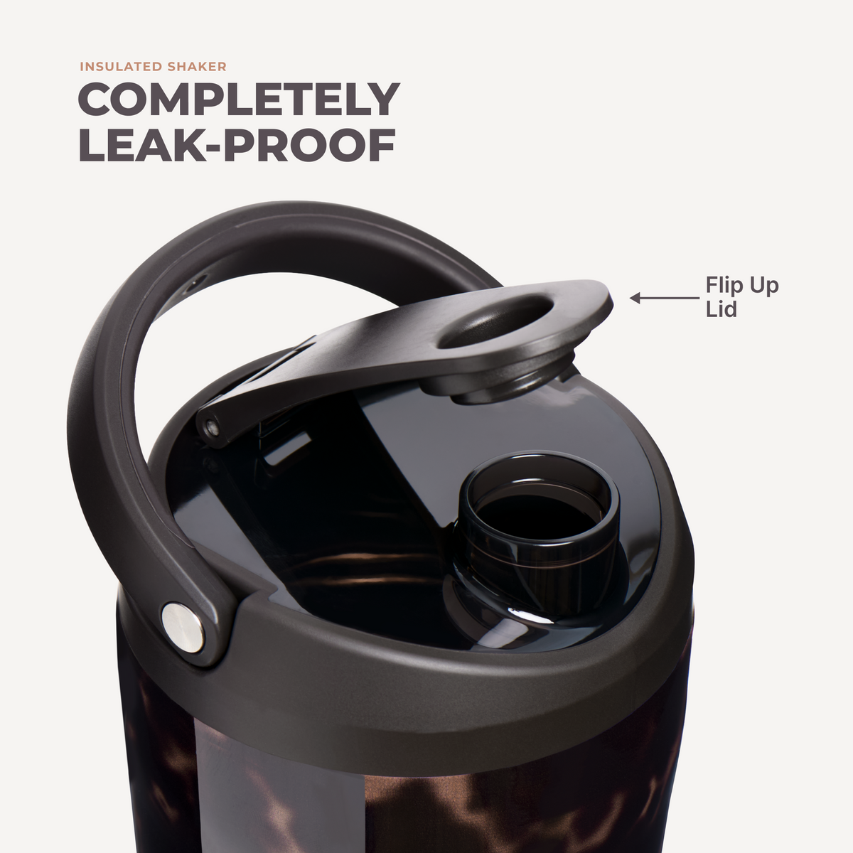 Insulated Shaker (24oz) - Mocha Tortoise - image 4