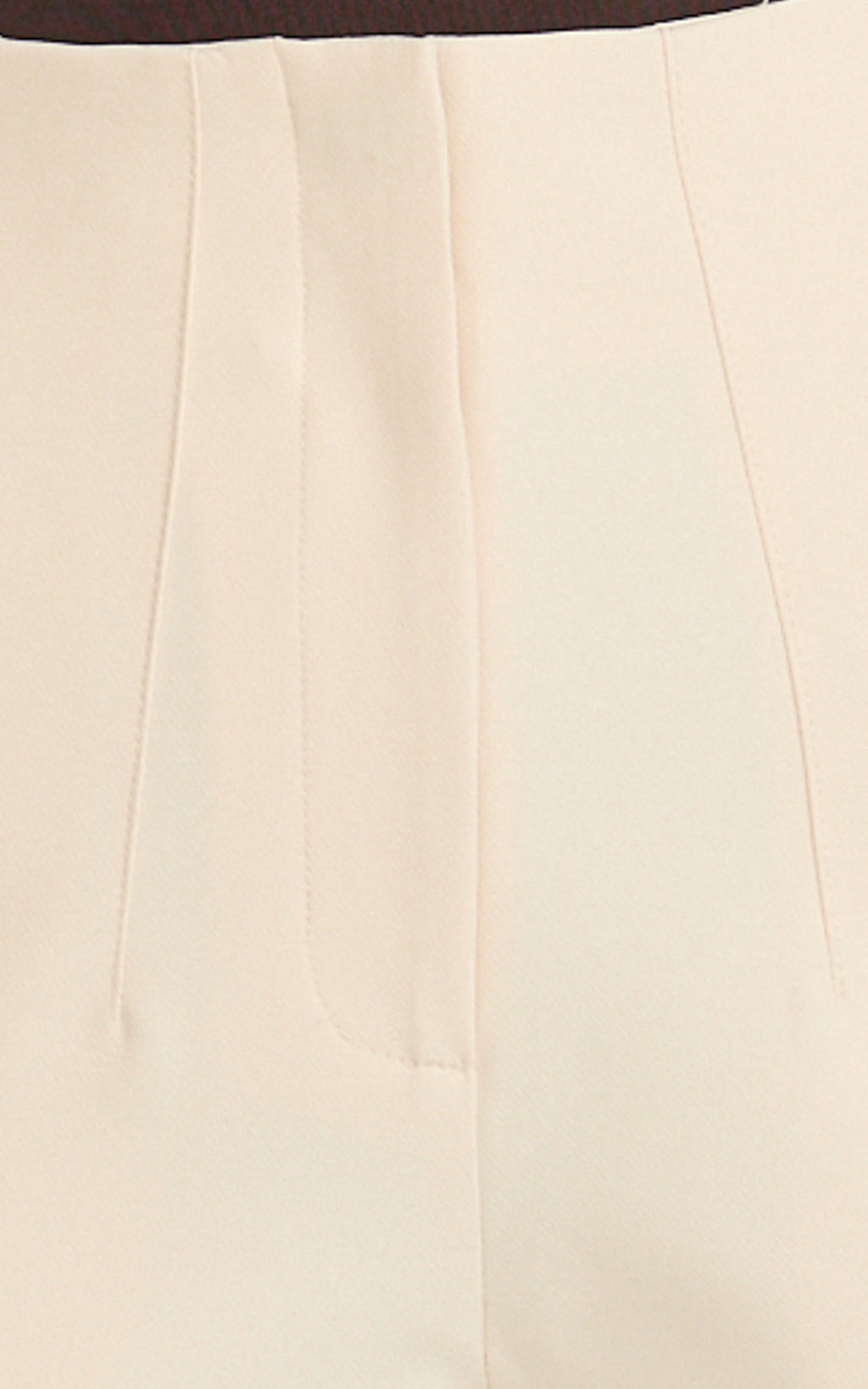Ivy Pants - High Waisted Slim Cropped Pants in Cream