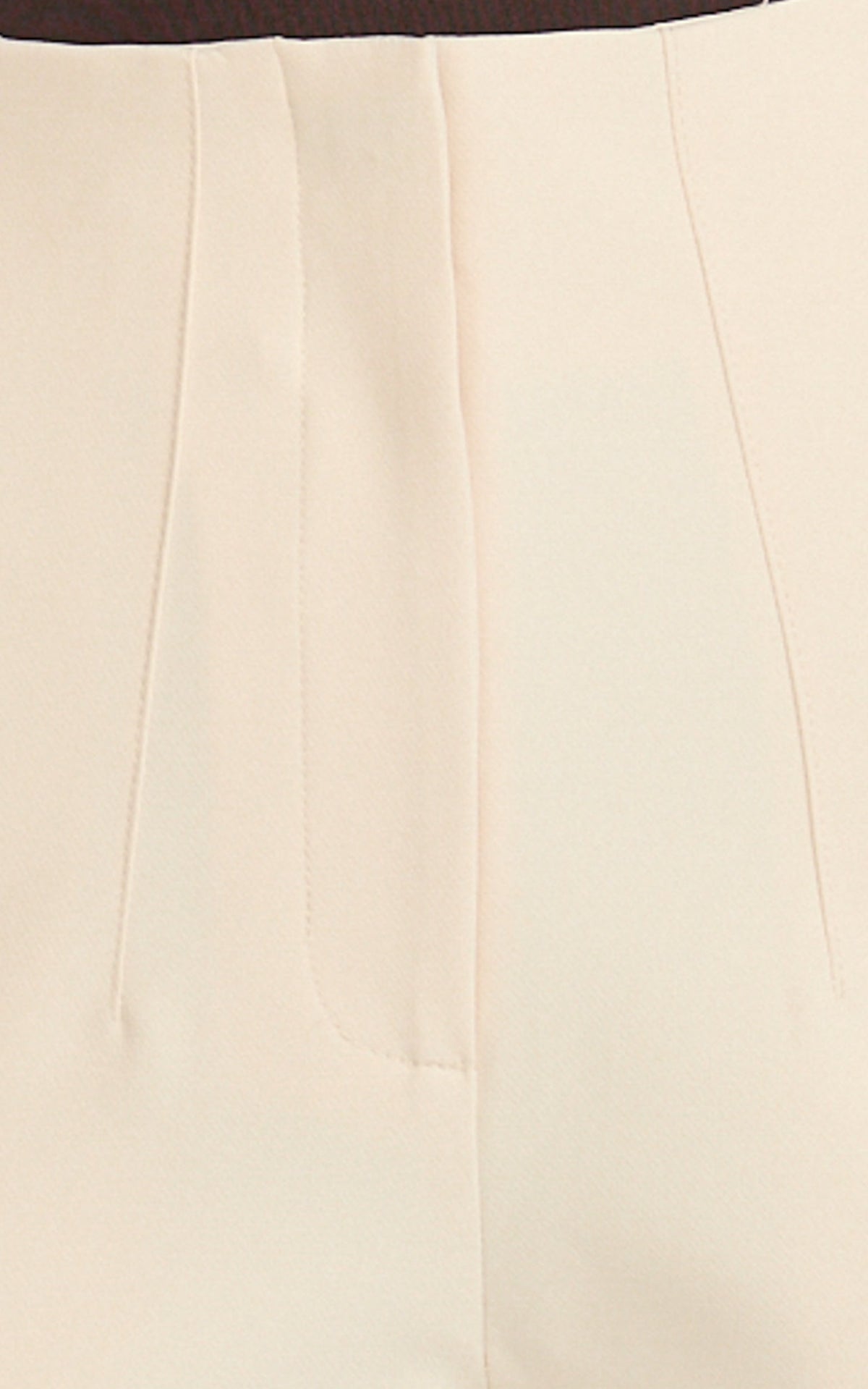Ivy Pants - High Waisted Slim Cropped Pants in Cream