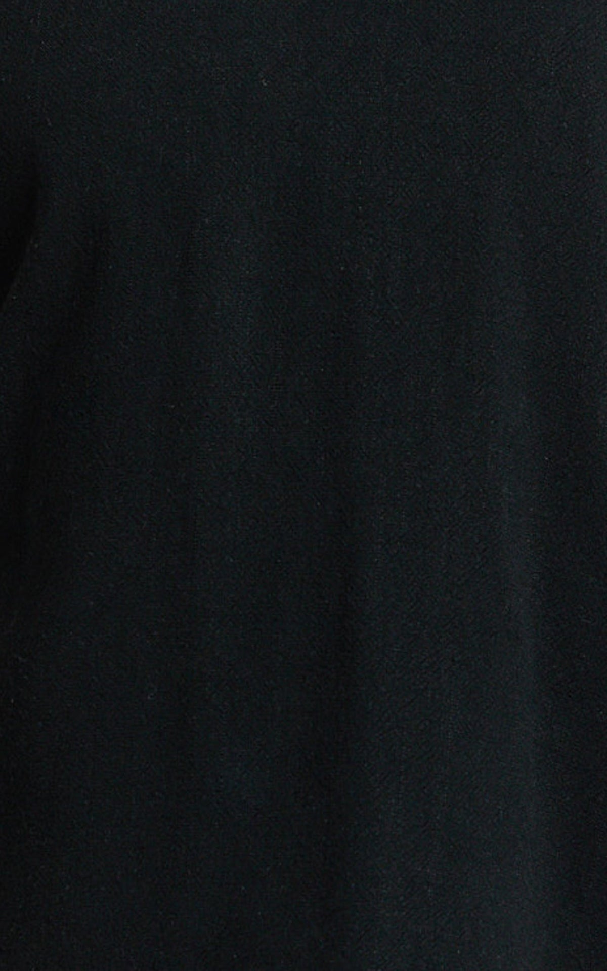 Kala Top - High Neck Tie Waist Linen Blend Peplum Top in Black