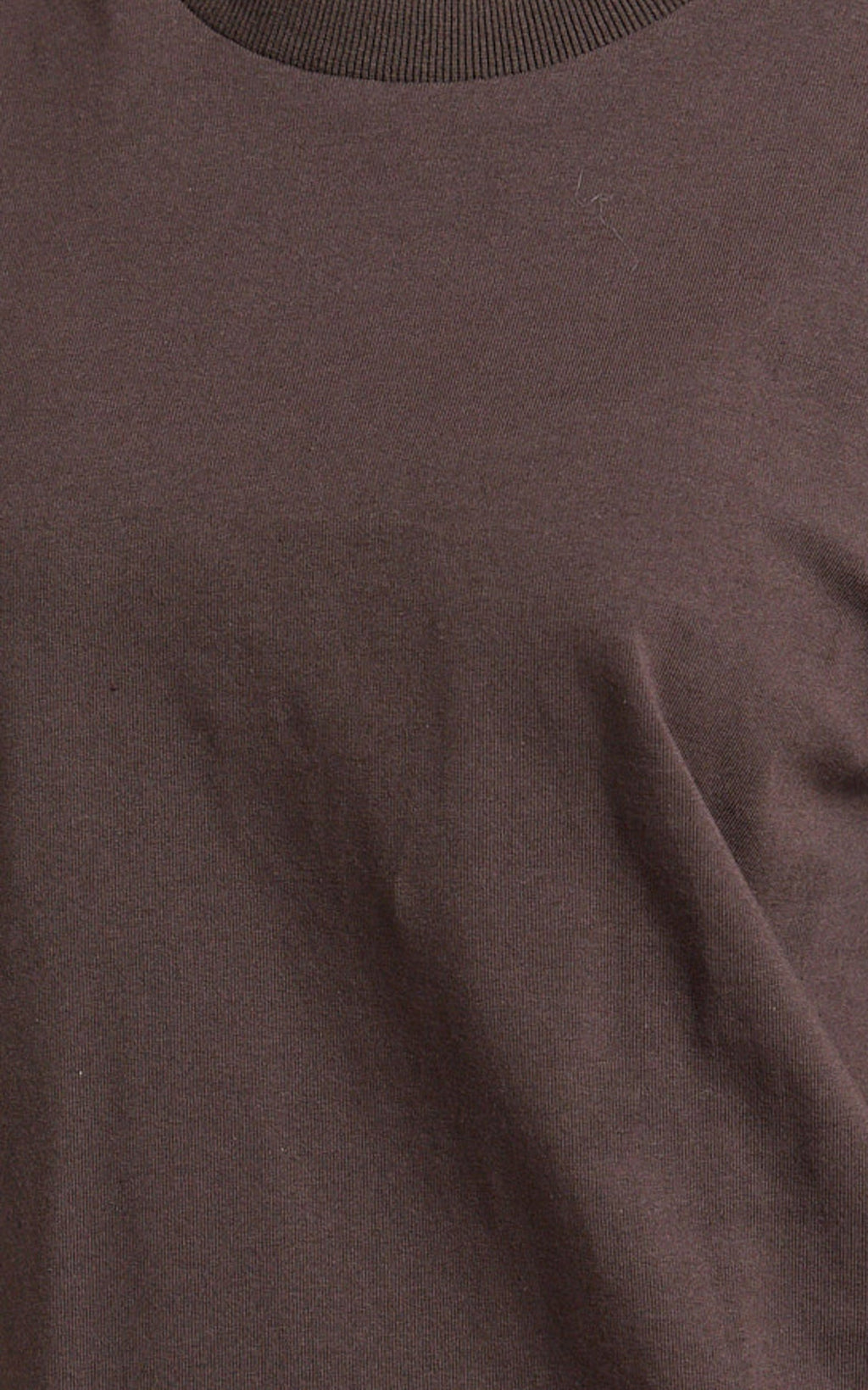 Prizza Top - Longline Boyfriend Tee Top in Chocolate