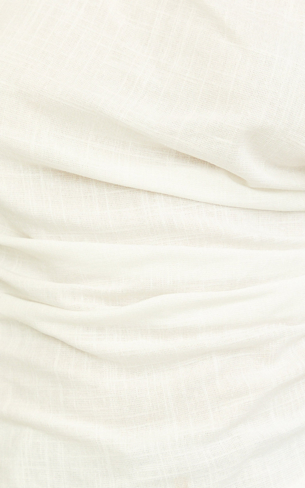Robilyn Top - Off Shoulder Linen Look Top in White