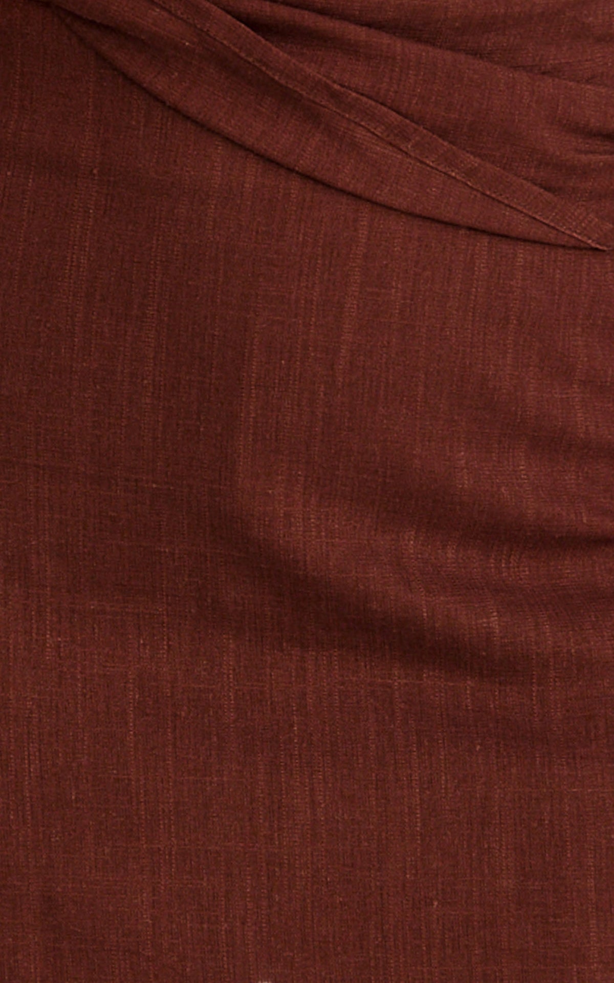 Robilyn Skort - Linen Look Skort in Chocolate