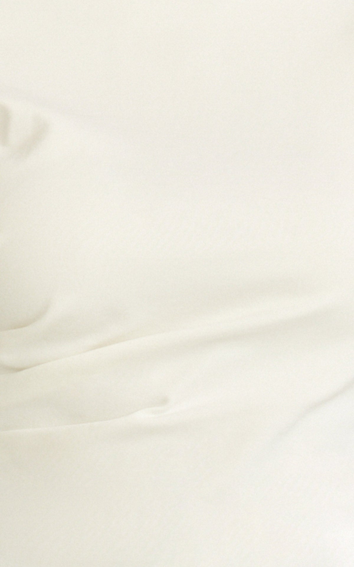 Rosalie Top - Asym Ruched Tshirt in White