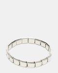 LINK Silver Stretch Bracelet | Steve Madden