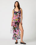 DAZEY FIELDS MULTI BIKINI COVER-UP Flowy Mesh Women's Swim Cover-Up | Steve Madden