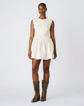IRINNA Sand High Neck Women's Mini Dress | Steve Madden