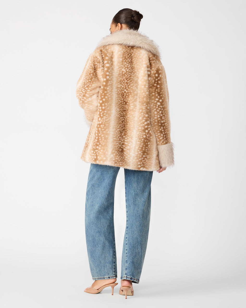 CARMELINA COAT SMOKEY BROWN