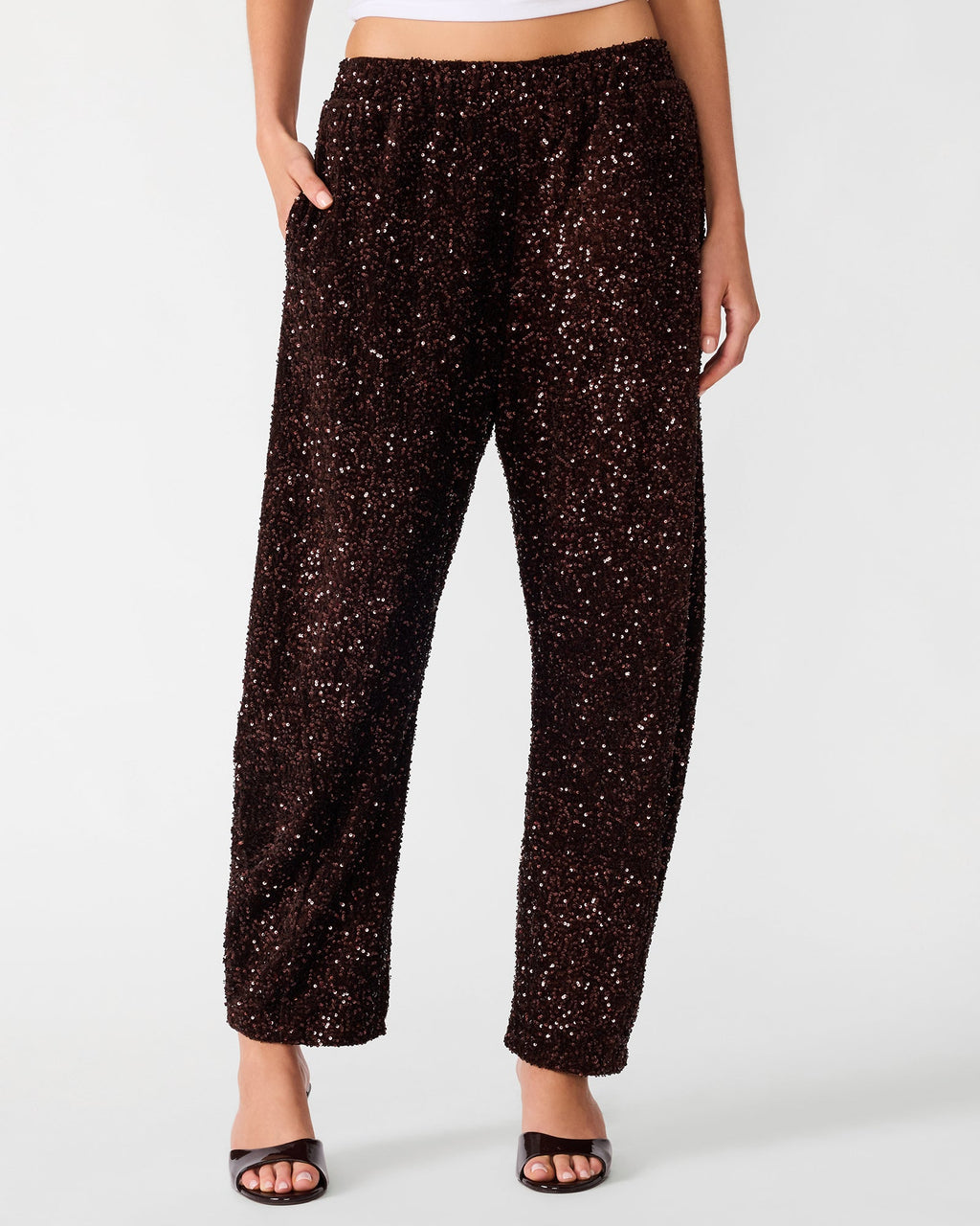 ARLET PANT DARK TOFFEE
