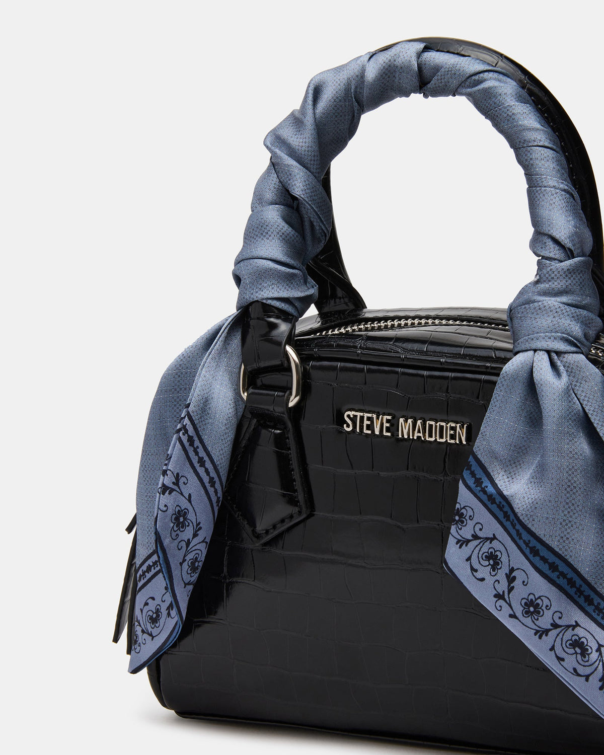 BRAYLA BAG BLACK CROCODILE