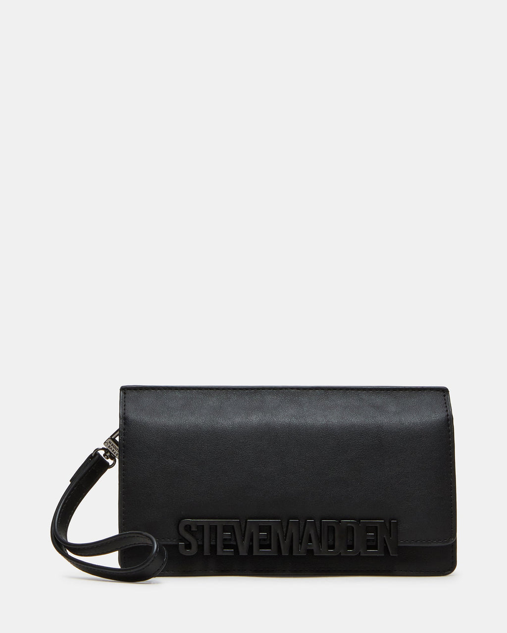 CABBYY Wallet Black Front Flap Wristlet Wallet | Steve Madden