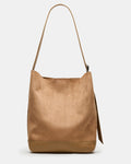 DENISE Bag Tan Slouchy Hobo Shoulder Strap Bucket Tote Handbag | Steve Madden