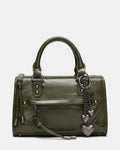 ELIDE Olive Top Handle Satchel Crossbody Handbag | Steve Madden