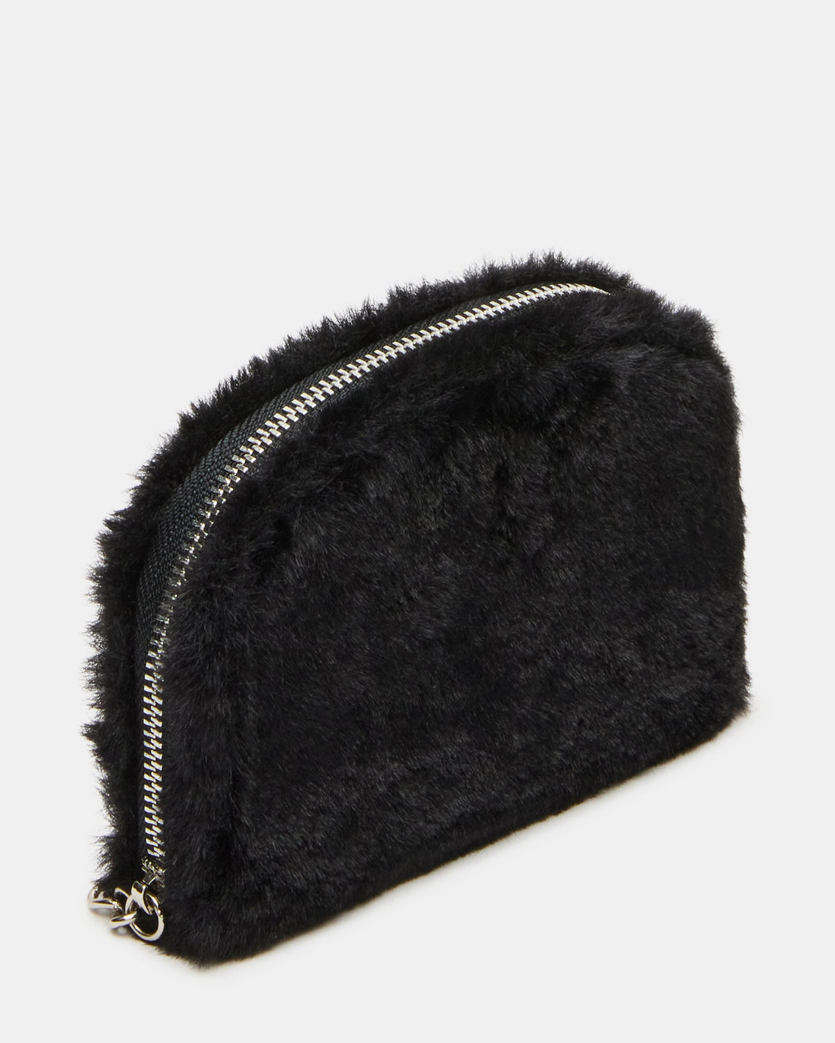 JADEZ FAUX FUR WALLET GIFT SET BLACK