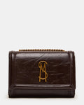 LARISAL Bag Chocolate Chain Crossbody Shoulder Strap Handbag | Steve Madden