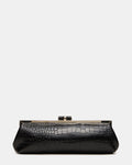 STEFANO BAG BLACK CROCODILE