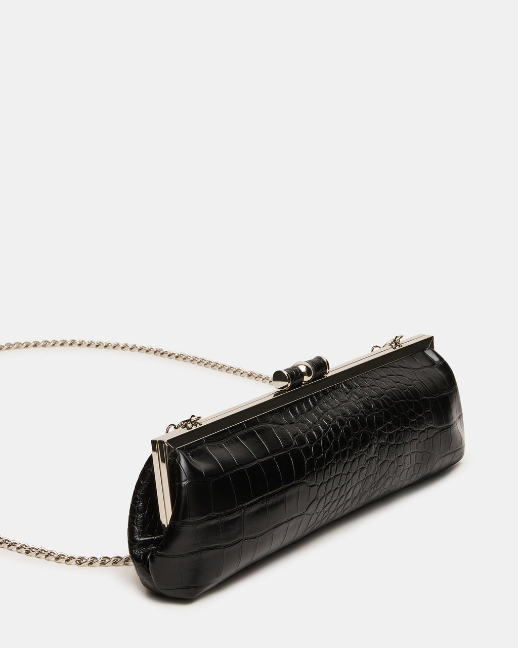 STEFANO BAG BLACK CROCODILE