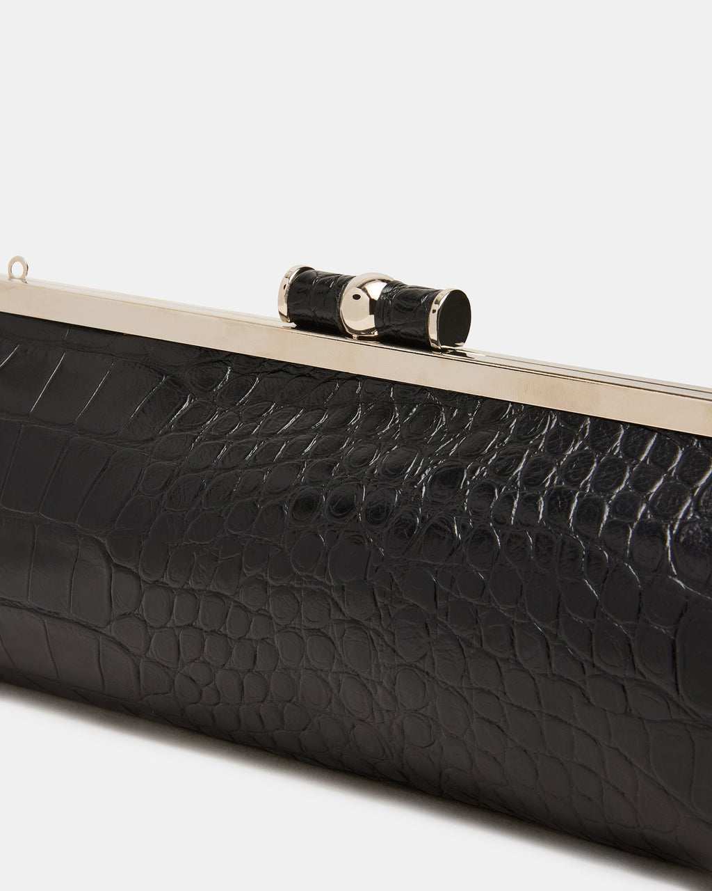 STEFANO BAG BLACK CROCODILE