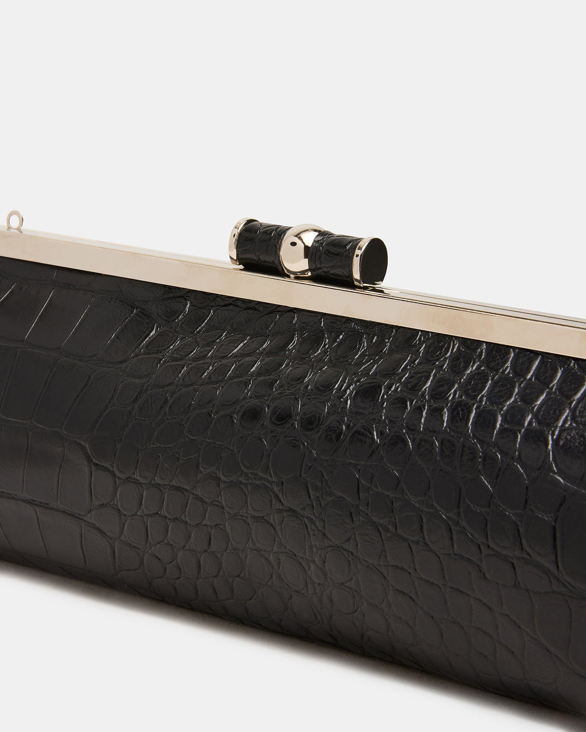 STEFANO BAG BLACK CROCODILE