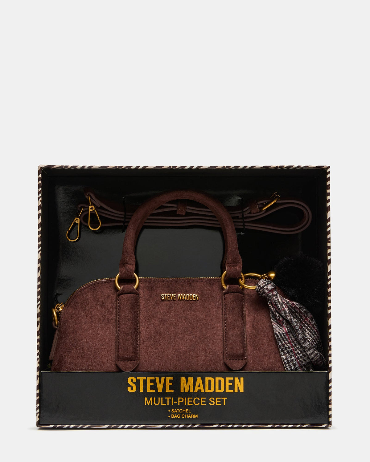 THORNE Chocolate Charms Top-Handle Crossbody Handbag Gift Set | Steve Madden