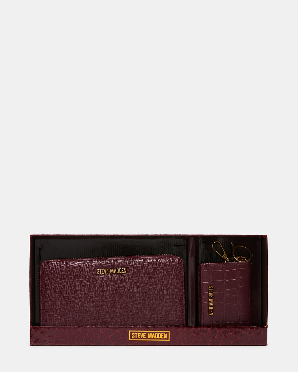ZIPPY Bloodstone Wallet Pouch Wristlet Gift Set | Steve Madden