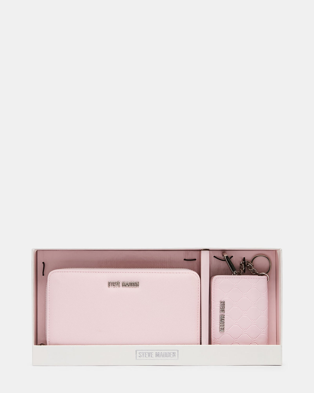 ZIPPY Pink Wallet Pouch Wristlet Gift Set | Steve Madden