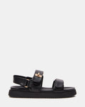 Kids' MONA Black Girls' Flatform Sandal | Steve Madden