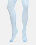 BLAIR SHEER TIGHTS LIGHT Blue Women's Footed Sheer Mesh Tights | Steve Madden