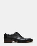 HASEN Black Leather Men's Lace-Up Dress Shoe | Steve Madden