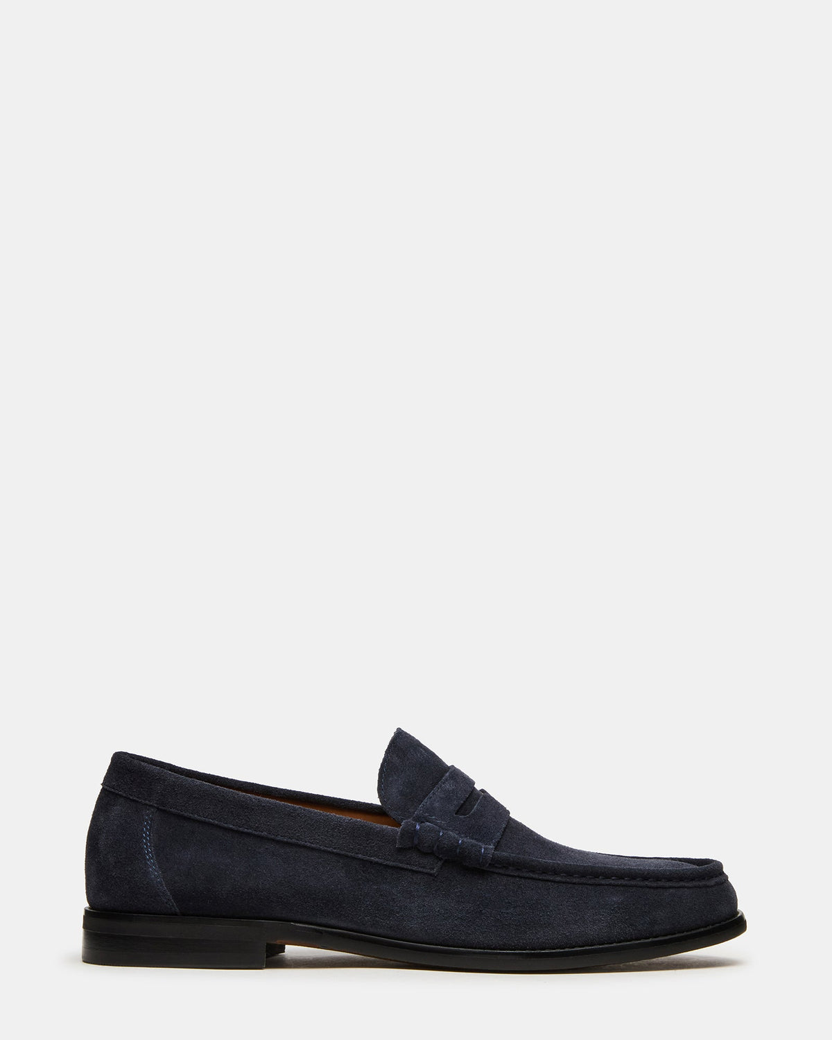 HUCKLE Navy Suede Slip-On Men's Loafer | Steve Madden