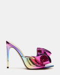 AFFINITY Metallic Multi Women's Pointed-Toe Stiletto Mule Heel | Steve Madden