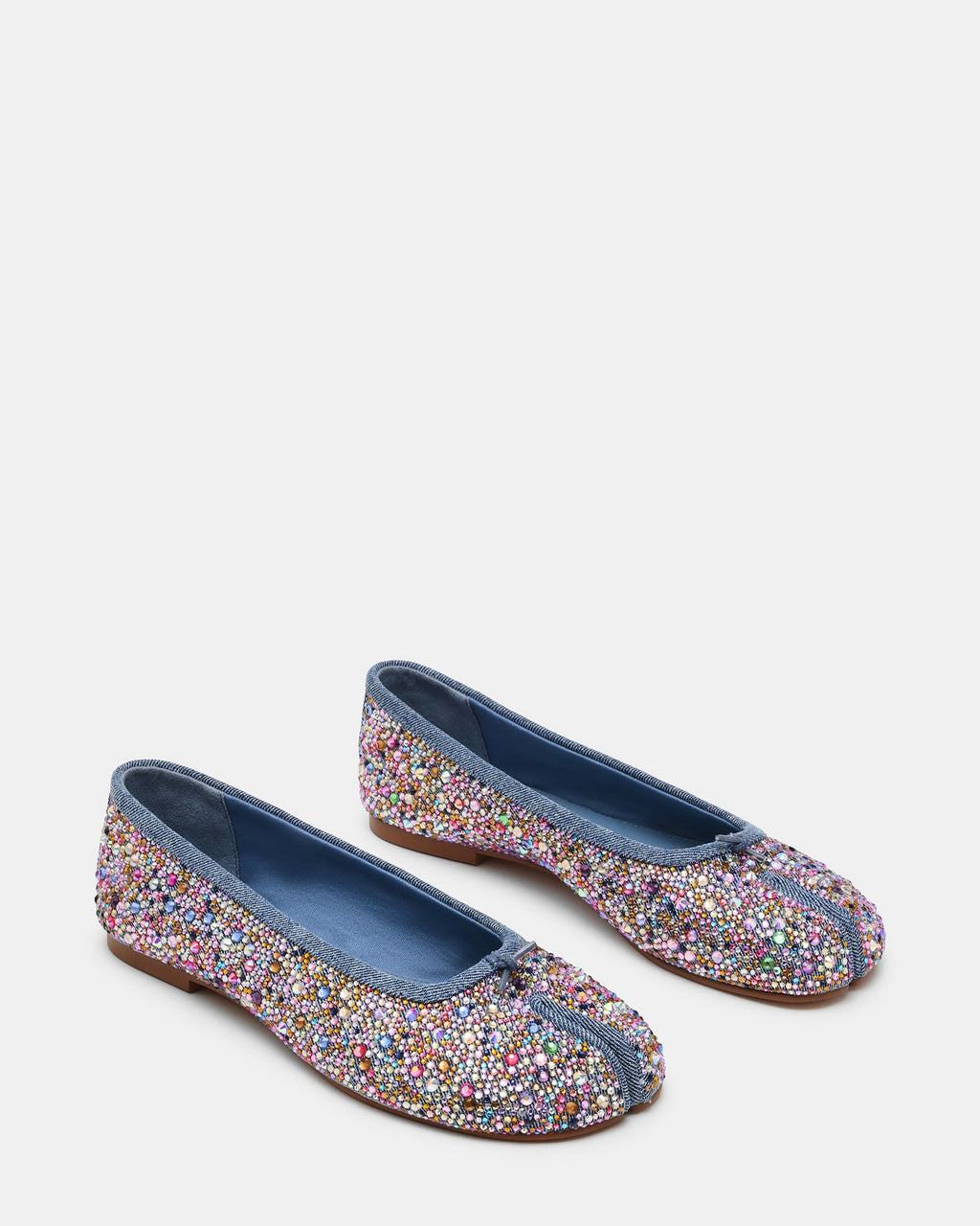 CALICO Denim Rhinestones Split Toe Tabi Women's Ballet Flat | Steve Madden