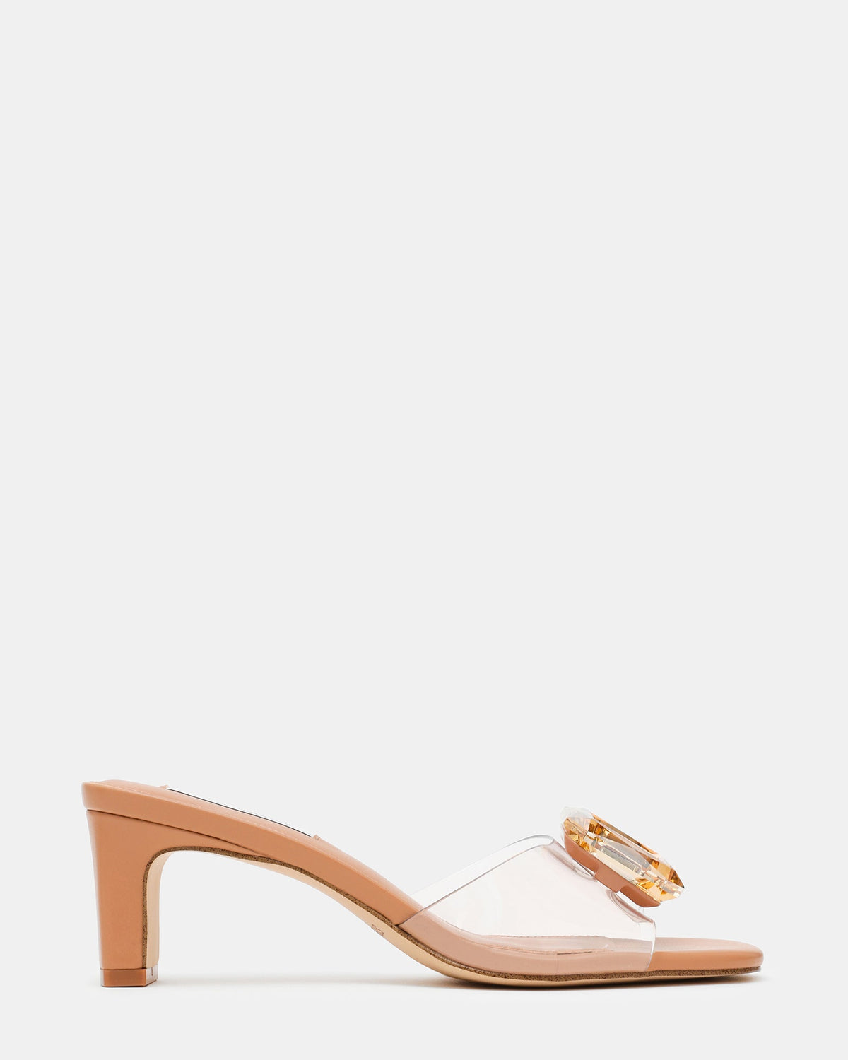 GIGLI Clear Mule Women's Block Heel | Steve Madden