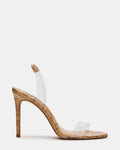 JADY Cork Slingback Round-Toe Stiletto Women's Heel | Steve Madden