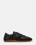 JAXSON Black Low-Top Lace-Up Women's Sneaker | Steve Madden