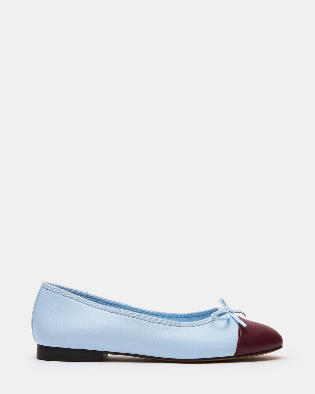 KIT Blue/Red Cap-Toe Women's Ballet Flat | Steve Madden