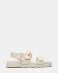 MONA Bone Leather Flatform Women's Sandal | Steve Madden