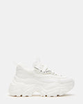 RECOUPE White Women's Chunky Platform Low-Top Sneaker | Steve Madden