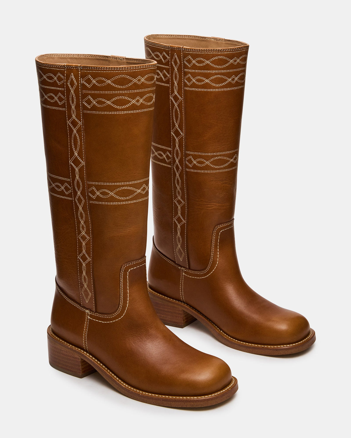 RIGGS STITCH COGNAC LEATHER