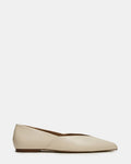 TOVI Bone Leather Pointed-Toe Ballet Women's Flat | Steve Madden