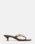 TRACIE Jelly Smoke Thong Strap Women's Kitten Heel | Steve Madden