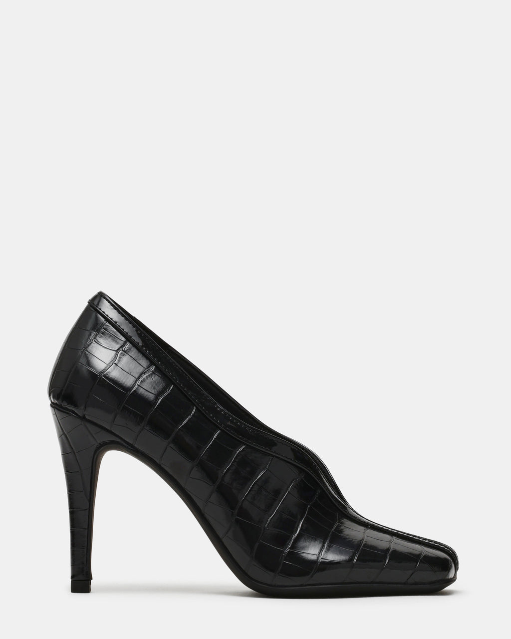VITA Black Square-Toe Pump Stiletto Women's Heel | Steve Madden