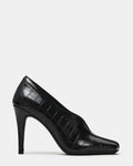 VITA Black Square-Toe Pump Stiletto Women's Heel | Steve Madden