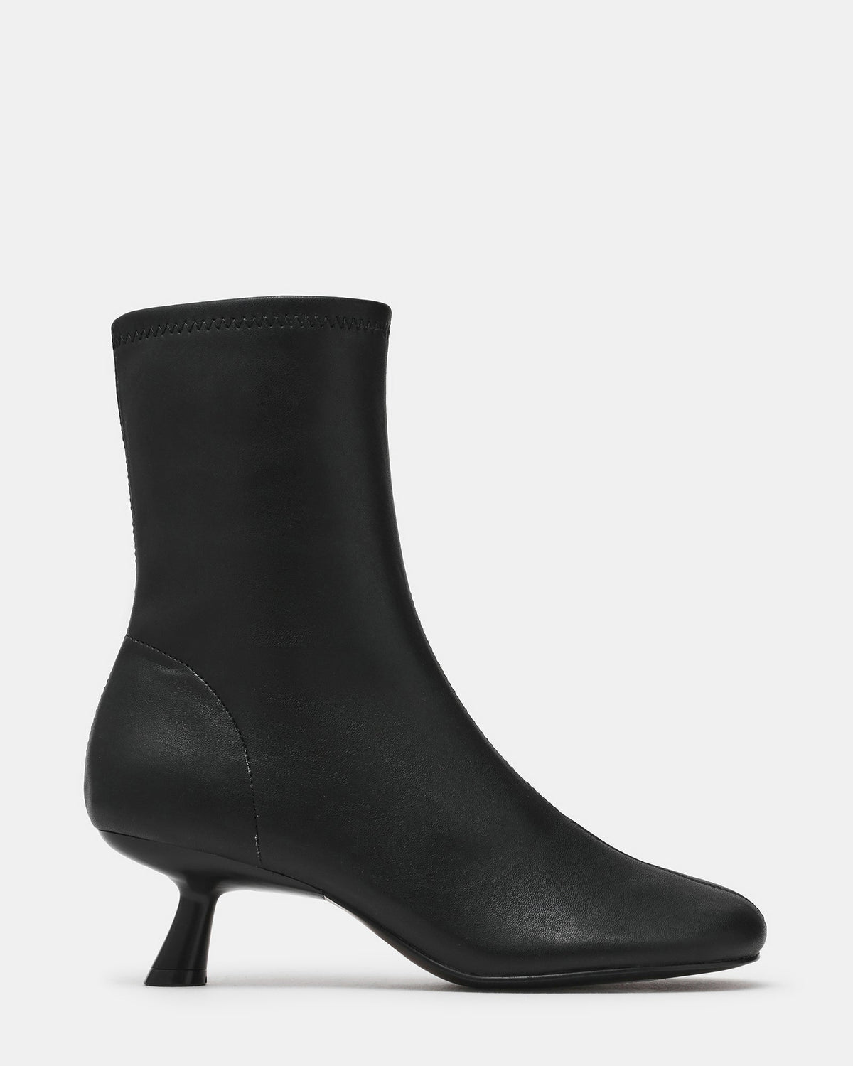 XENA Black Kitten Heel Women's Ankle Boot | Steve Madden