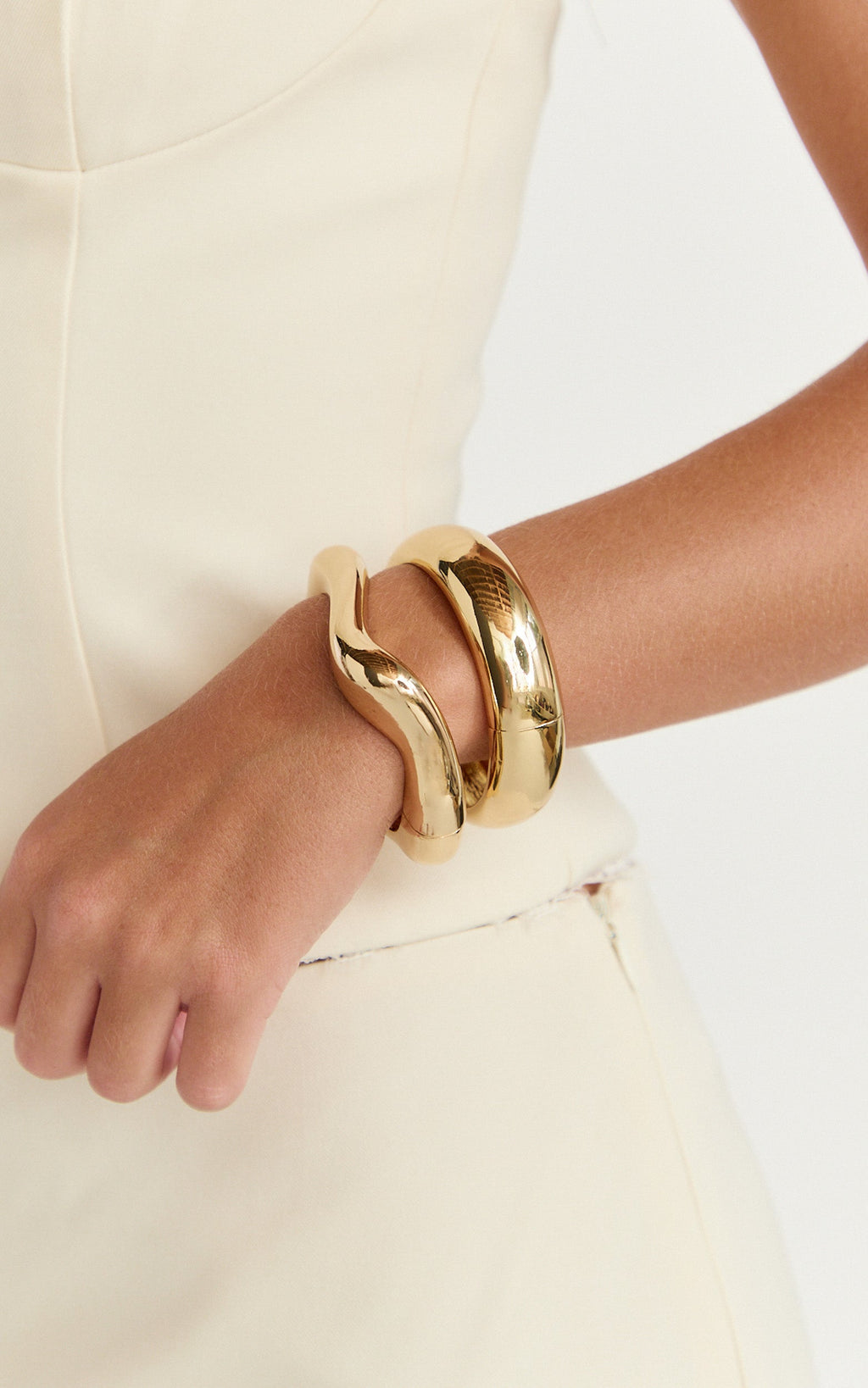 Simona Bangles - 2 Pack Bangles in Gold
