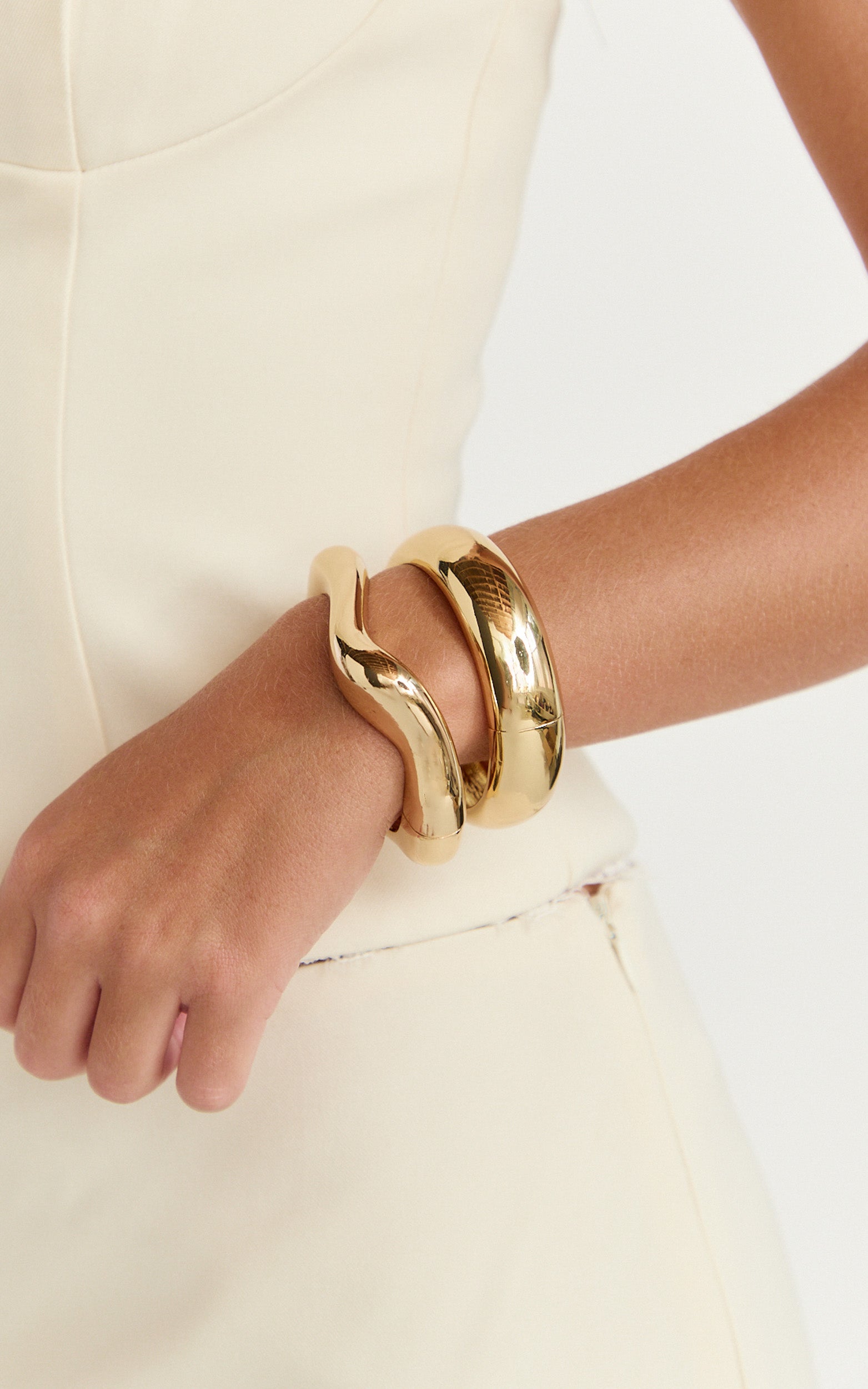 Simona Bangles - 2 Pack Bangles in Gold